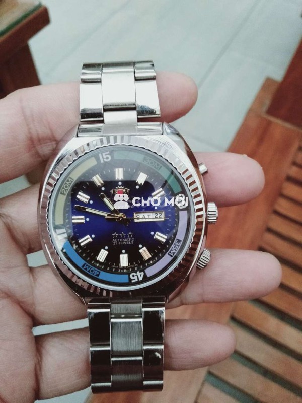 Đồng hồ Orient Crystal Nam Thép Bạc