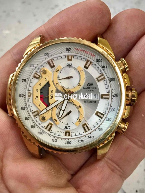 Đồng hồ Casio Edifice EF-558 Nam size 46 mạ vàng