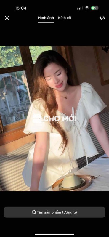 Áo kiểu nữ vải trắng