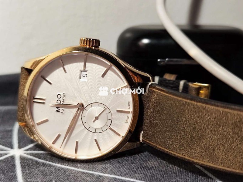 Đồng hồ Mido Nam Vàng hồng Da
