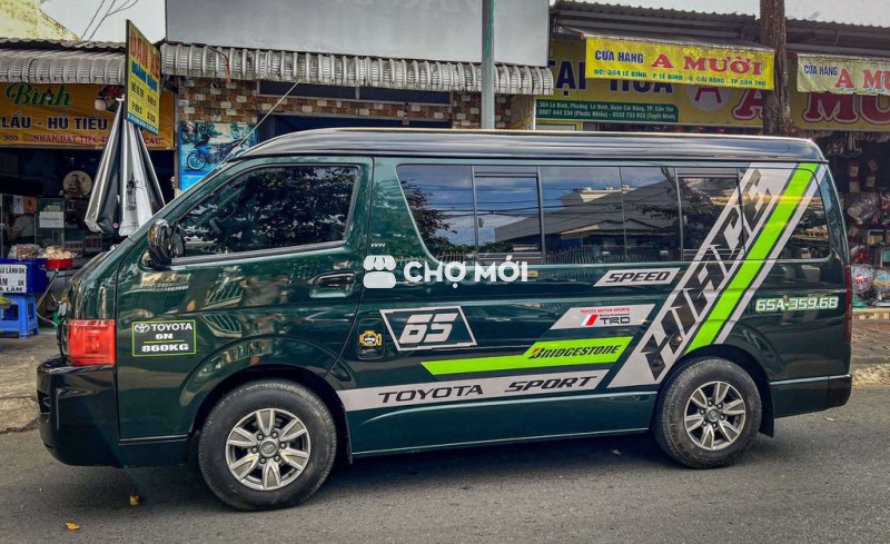 Toyota Hiace 2008 Xăng 2.7L Xanh tải van 6N/860kg