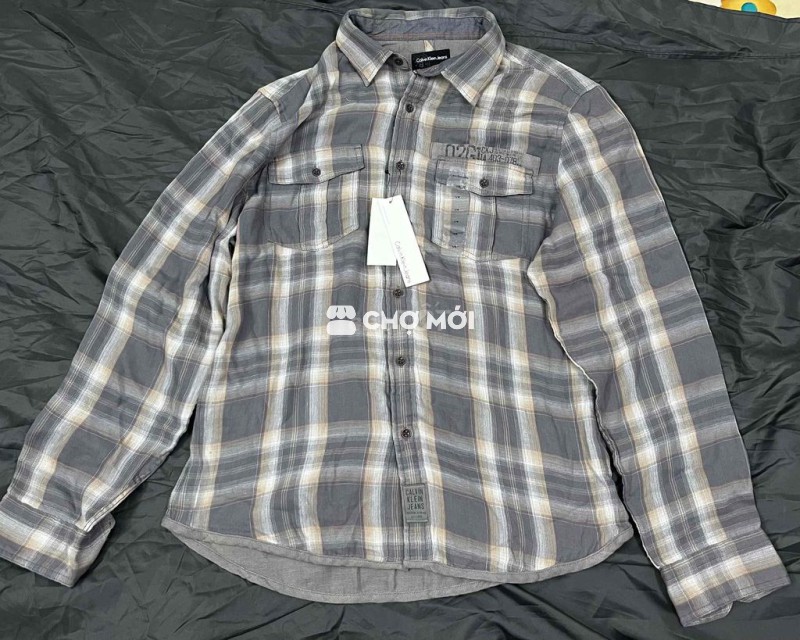 Áo sơ mi Calvin Klein nam cotton size L