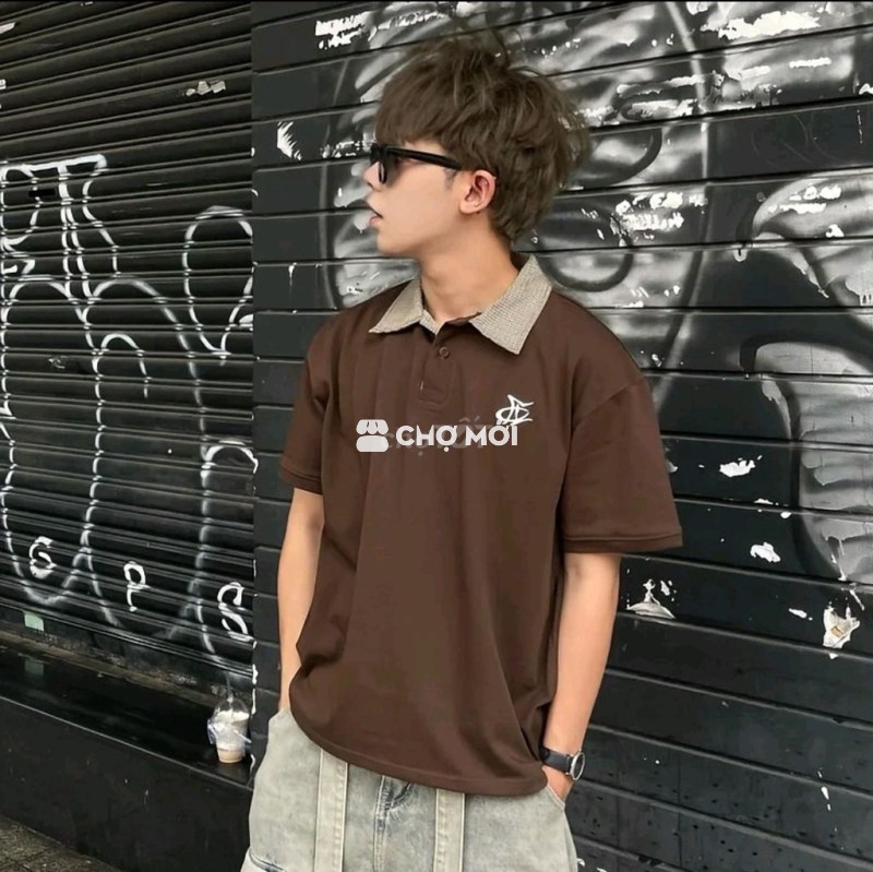 Áo Polo FAFIC Nam Nâu size M