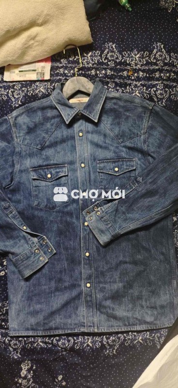 Áo sơ mi denim BEAMS JAPAN Nam size M