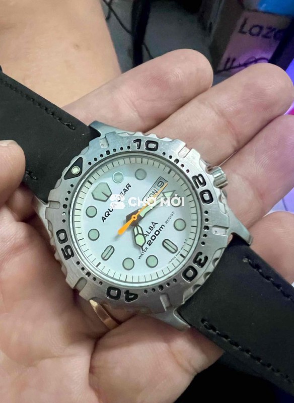 Đồng hồ Alba Nam Thép không gỉ Bạc