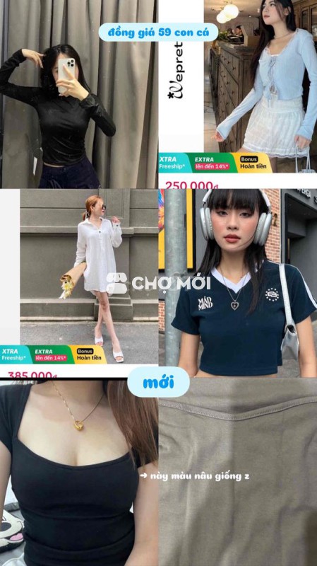 Áo thun nữ vải thun dài tay