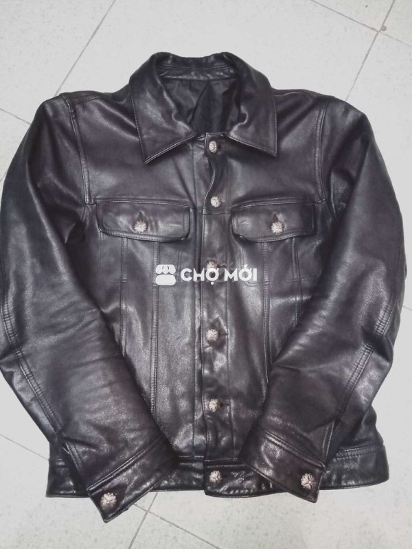 Áo khoác da nam Da Ý Như mới