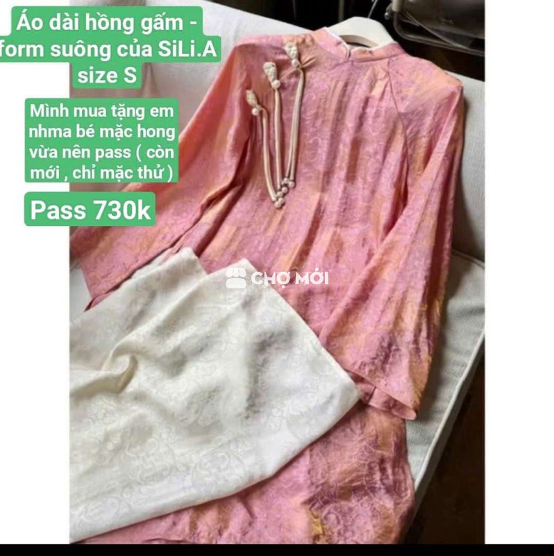 Pass áo dài Nữ SiLi.A Suông - Vải mềm mịn size S