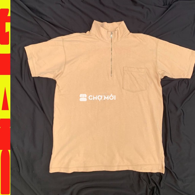 💥Áo thun UNIQLO - sz 72-78kg - màu be