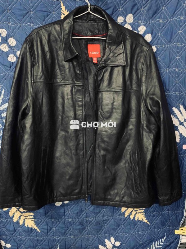 Áo khoác da IZOD Nam Da cừu XXL