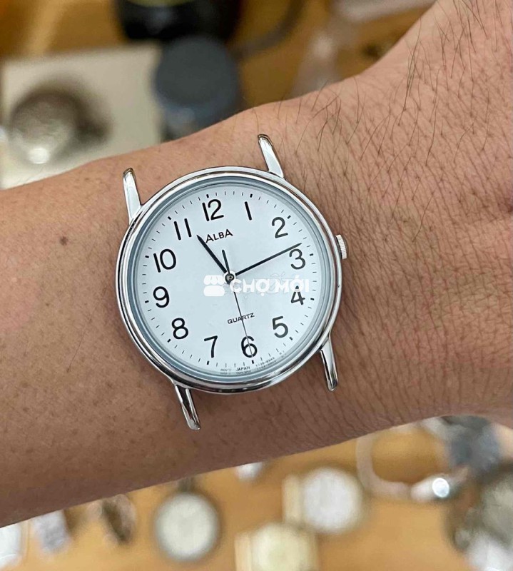 Đồng hồ Alba Nam Thép 33mm