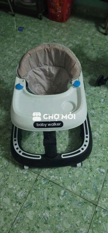 Xe tập đi Trắng Đen Xám