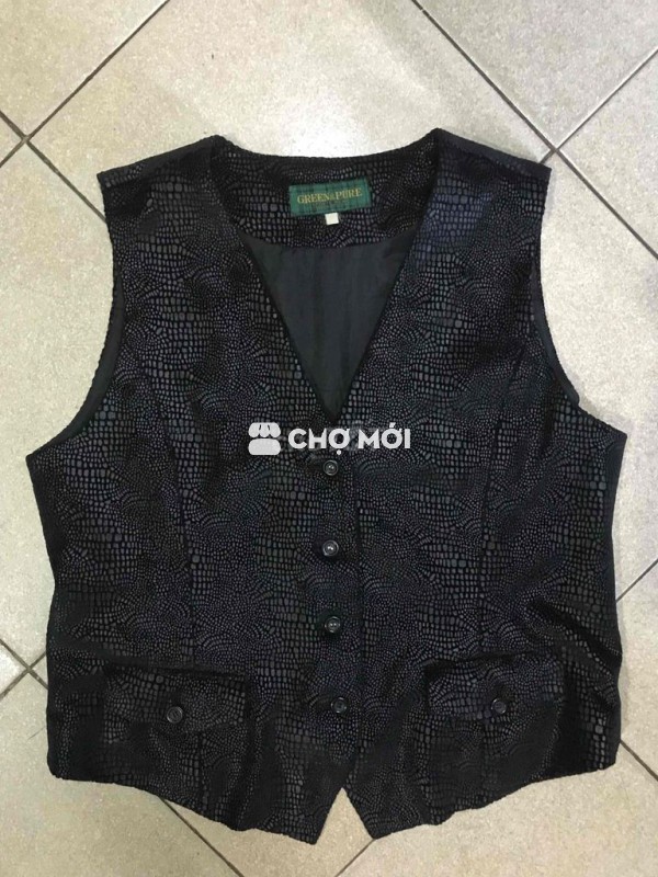 Áo vest giả da cá sấu