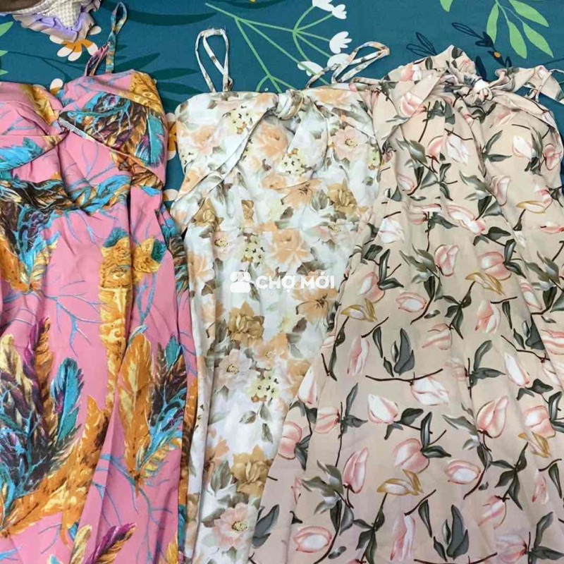 Váy 2 dây Nữ Vải mềm mát