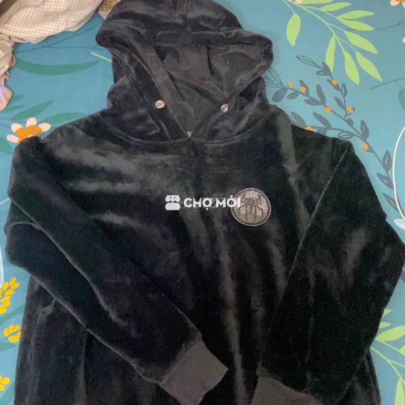 Áo hoodie Nhung Unisex size XL