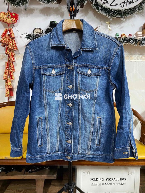 Áo khoác Jean nữ size L