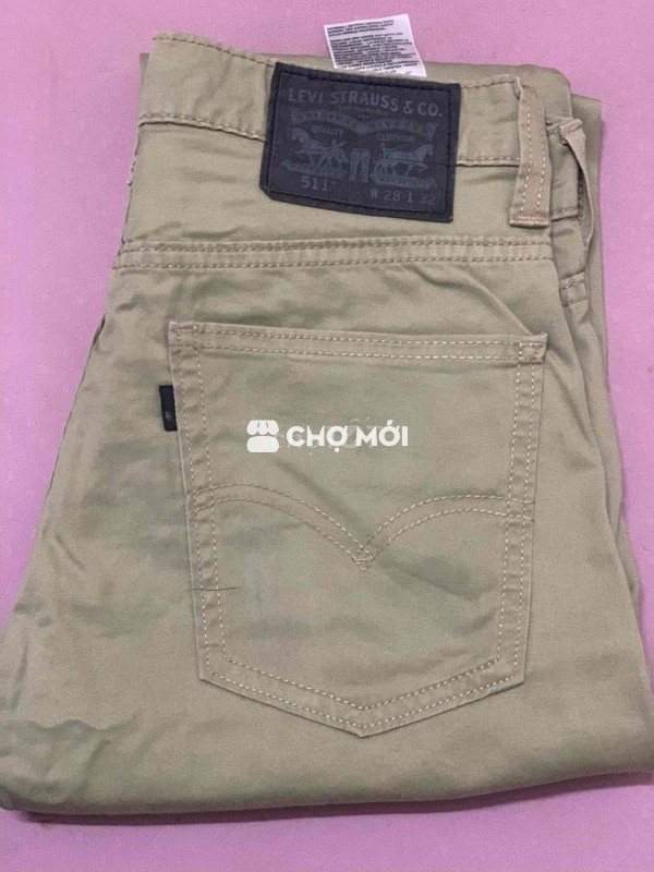 Quần jean Levis 511 Nam Denim made in bangladesh