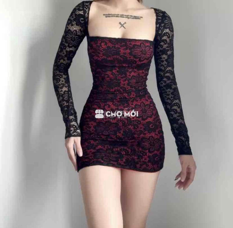Đầm ôm body nữ ren