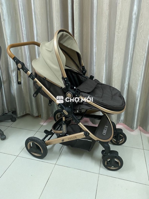 Xe đẩy Chilux Nâu, Vàng kem