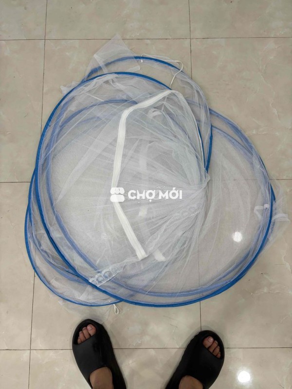 Lều mùng trẻ em sơ sinh Trắng Xanh