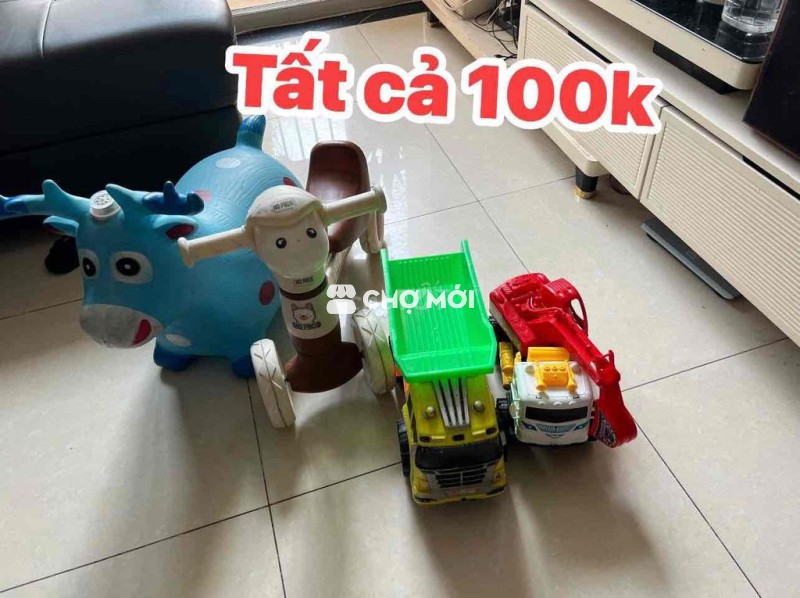 Xe chòi chân nhựa Xanh dương