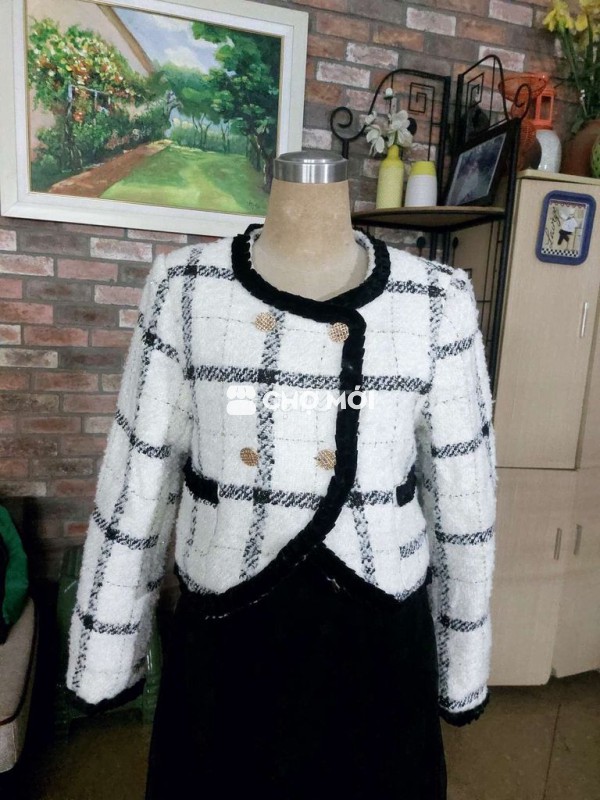 Áo khoác dạ nữ 2 lớp