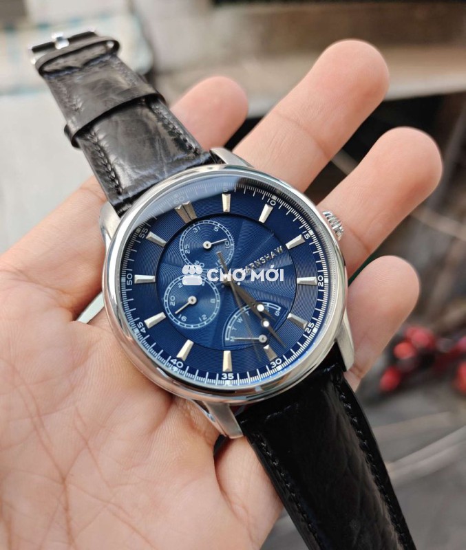 Đồng hồ Earnshaw  43mm Mặt xanh full kim