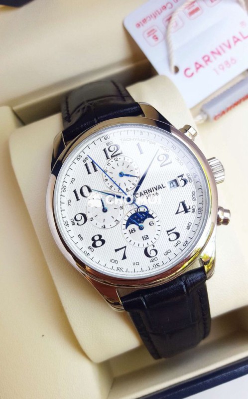 Đồng Hồ Cơ Kim Nung Xanh Cavansite Cực Đẹp Luxury