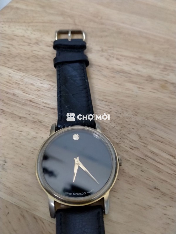 Đồng hồ Movado Swiss Quartz Nam Đen