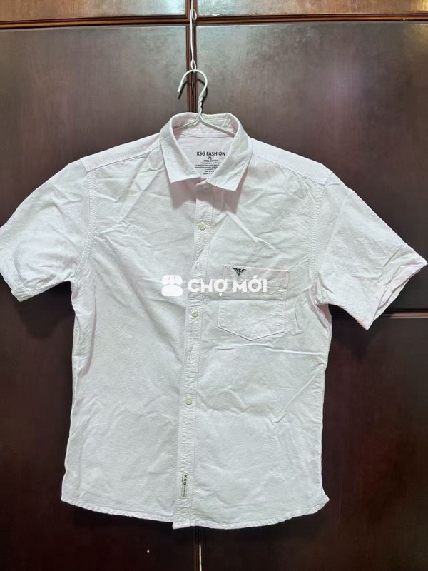 Áo sơ mi KSG FASHION Nam Hồng nhạt