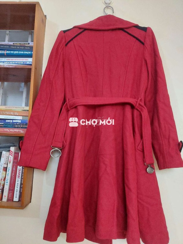 Áo khoác dạ Seven.am Nữ L Đỏ
