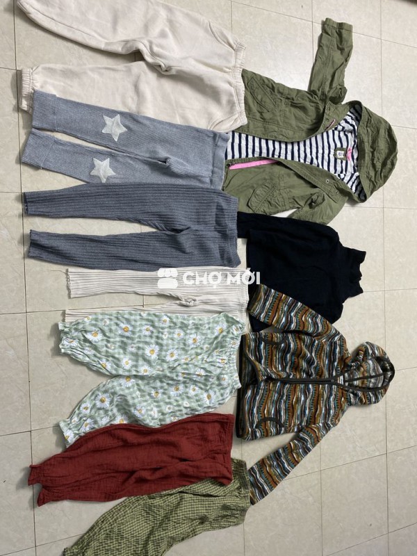 Quần áo bé gái mùa đông sz 110-130