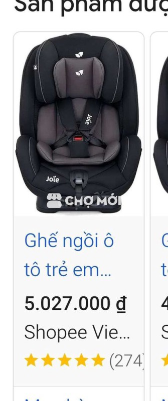 Ghế ô tô trẻ em Joie Đen