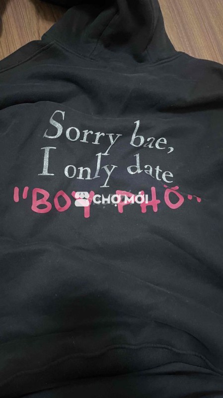 Áo hoodie Unisex Đen Đã sử dụng