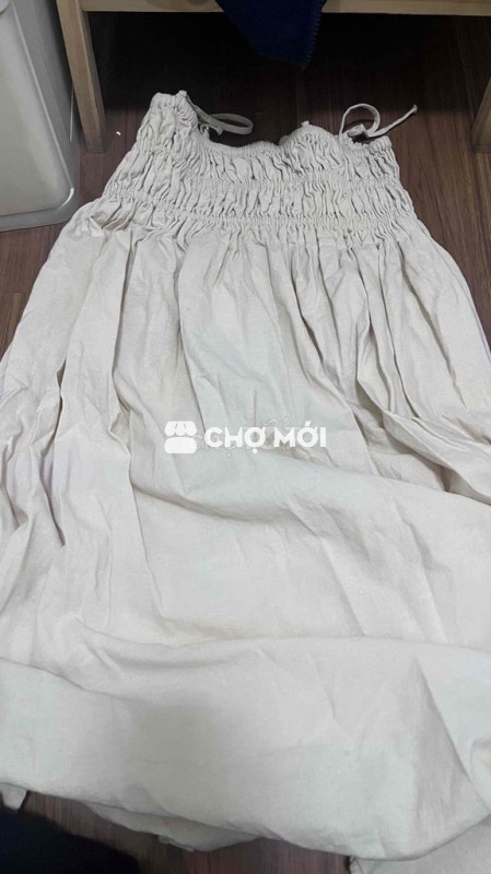 Đầm maxi nữ trắng Mới 99%