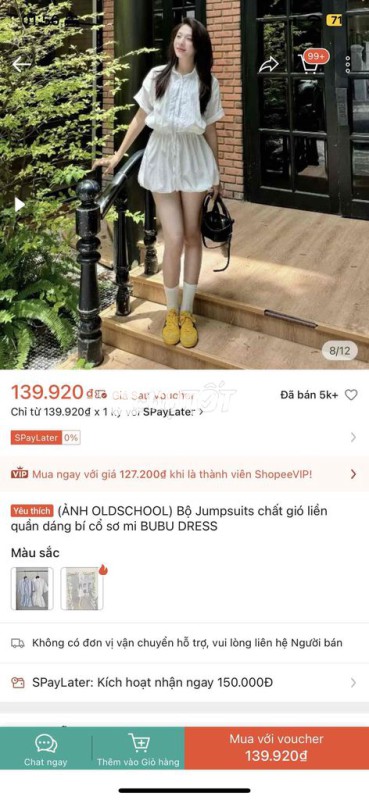 Jumpsuit Nữ chất gió