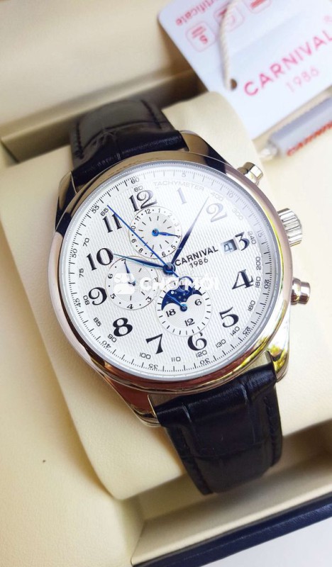 Đồng Hồ Carnival Moon Phase Máy Cơ Full Box Hãng