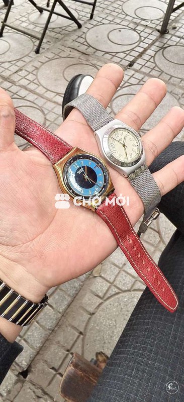 Đồng hồ Swatch Đỏ Vàng Bạc