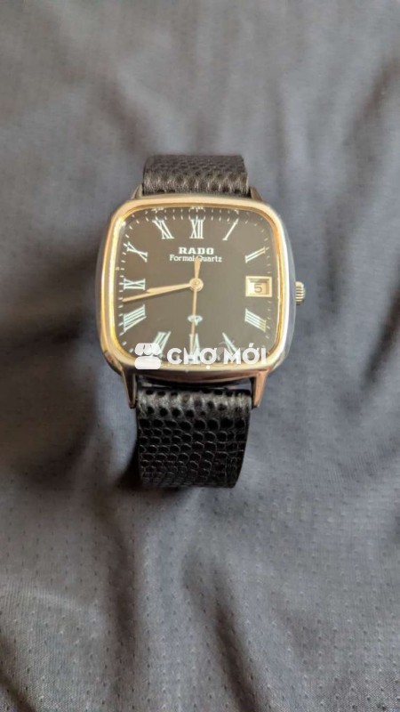 Đồng hồ Rado Formal Quartz Nam Dây da Đen