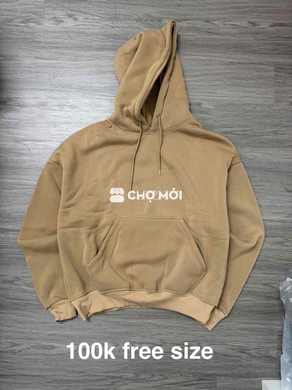 Áo hoodie vải mềm mại Free size
