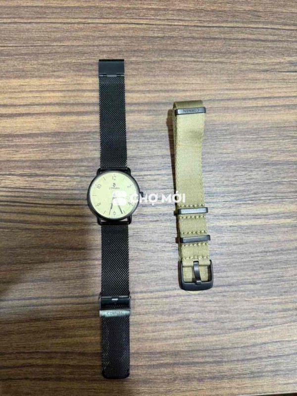 Đồng hồ đeo tay Curnon Nam Đen