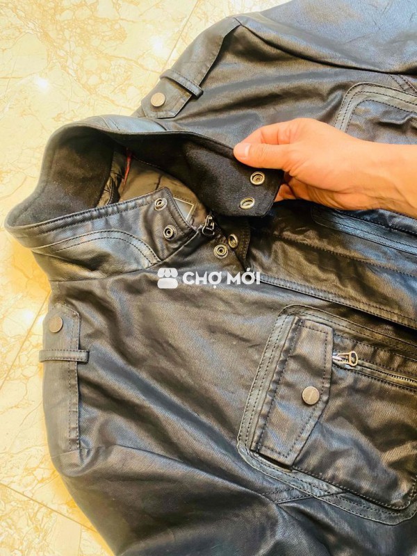 Áo khoác Renoma Paris Nam giả da size M-L.