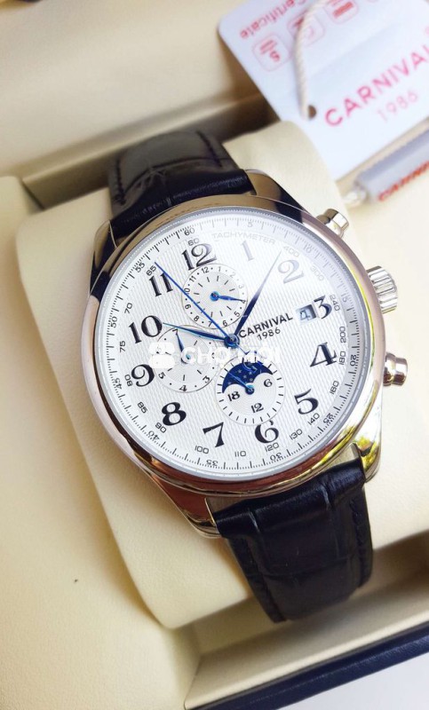 Đồng Hồ Carnival Máy Cơ Nam Full Hộp Sổ Thẻ Vip
