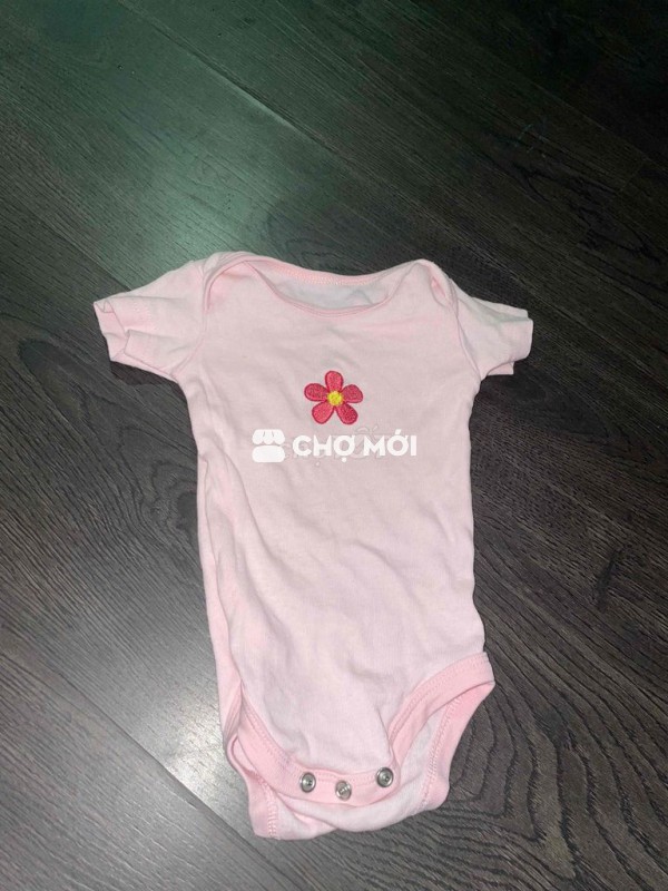 Jumsuit bé gái thêu hoa