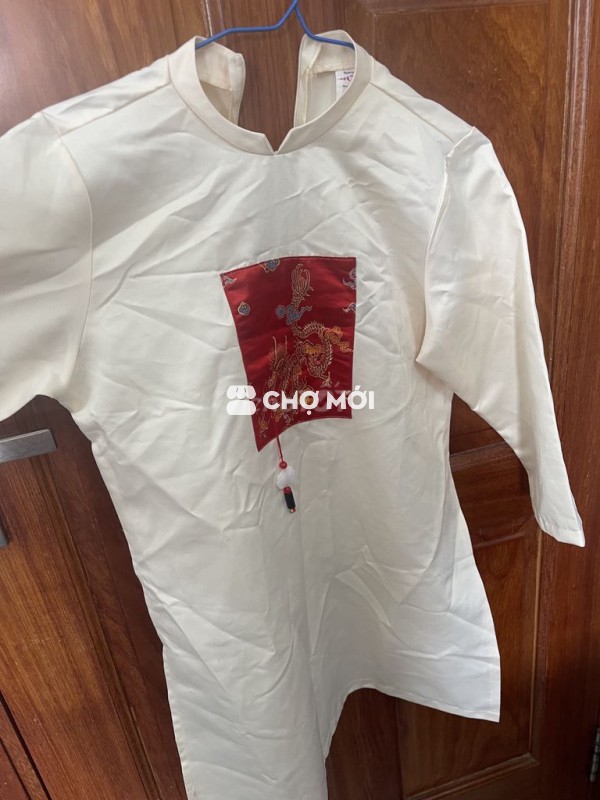 Áo dài, quần jean bé trai + nữ