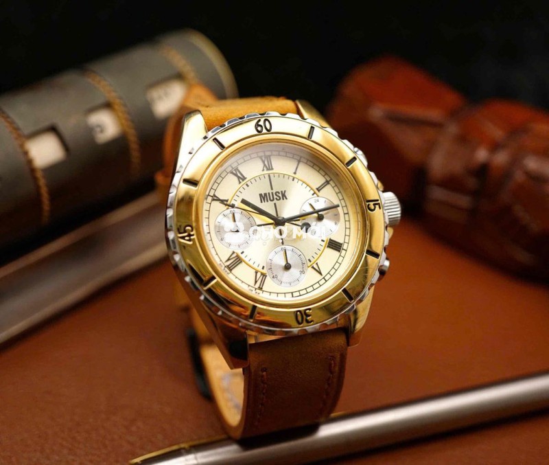 Đồng hồ Musk Chronograph Nam Vàng