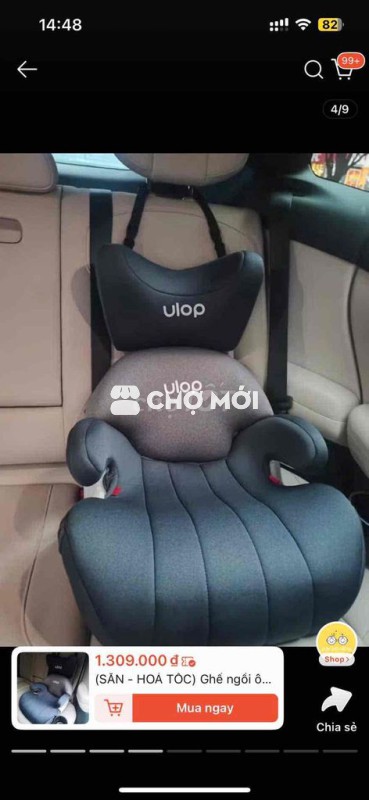 Ghế ngồi ô tô ulop Vải Xám