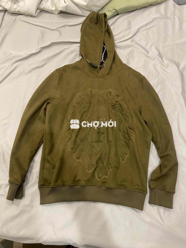 Áo hoodie nam Nỉ Xanh rêu chất đẹp