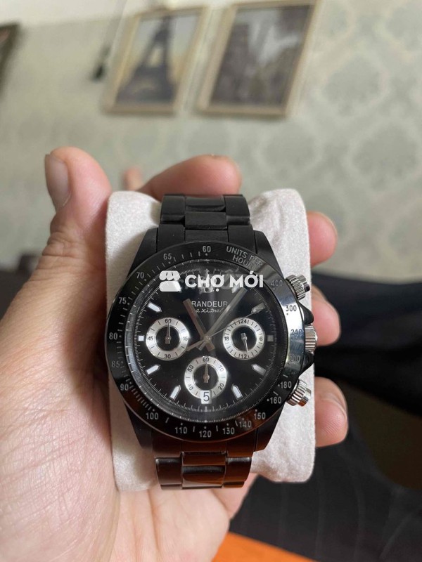 Đồng hồ GRANDEUR Nam Đen