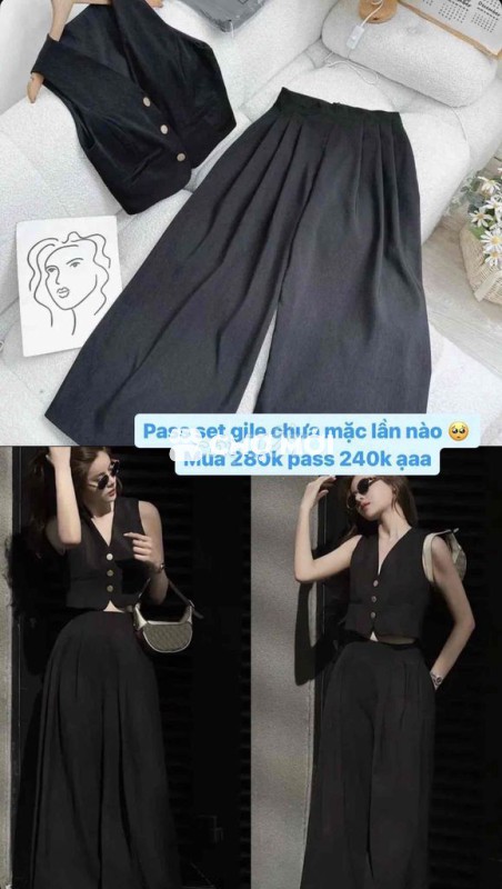 Bộ đồ Nữ vải mềm mại